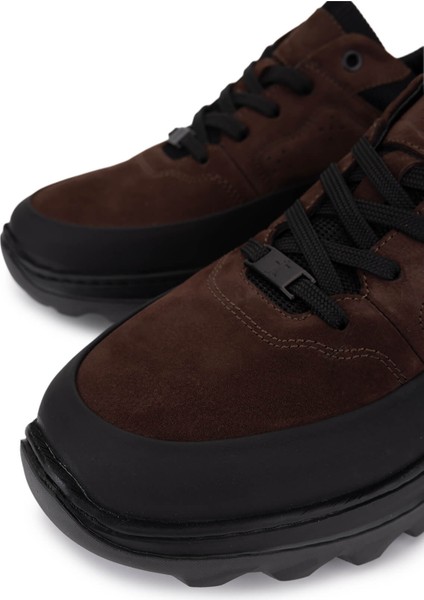 Erkek Hakiki Deri Kahverengi Sneakers & Spor Ayakkabı 298 3256-25283 Erk Ayk SK25-26 Kahve Dante modelleri