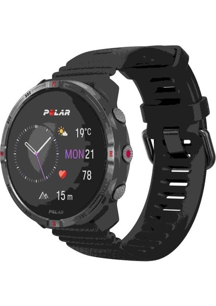 Grit X2 Outdoor Spor Saati Black S-L