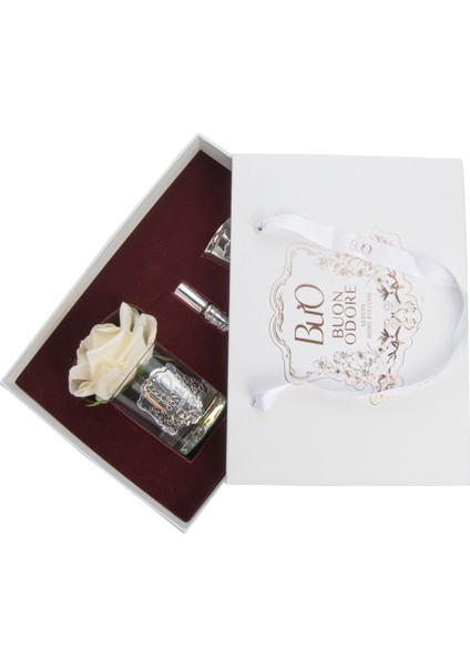 Silver Pirinç Mum&tek Gül Set Krem modelleri