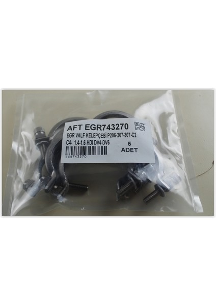 Egr Valf Kelepçesi P206-207-307-C2-C3-C4 1.4-1.6 Hdı Dv4-Dv6