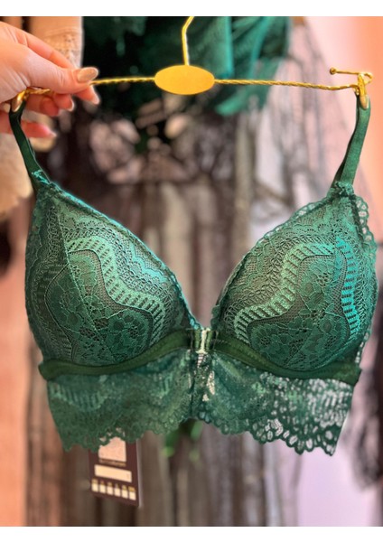 Yarım Dolgulu Önden Bağlamalı Dantelli Bralet Sütyen fırsatları