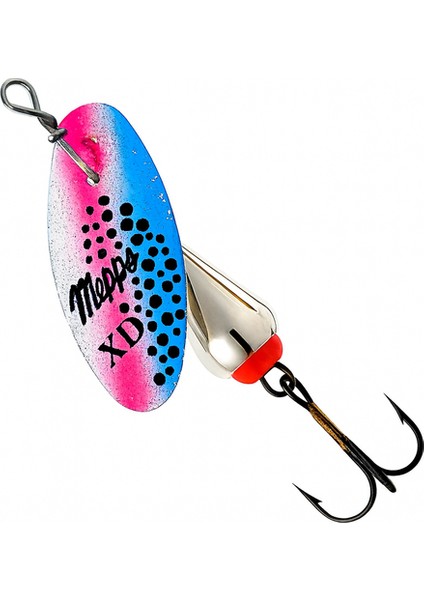 Xd Tri Fluo Mavi Pembe Benekli Olta Kaşığı