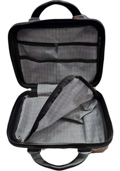 Turkuaz Unisex Şifreli Dayanıklı Esnek Silikon Makyaj ve El Çantası