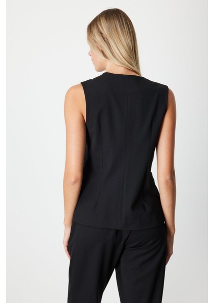 64919 Onteks Yelek V Yaka Düğmeli modelleri