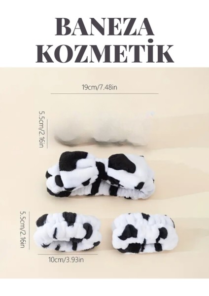 Beyaz Makyaj Çantası, 15 Fonksiyonlu Makyaj Seti ve Tek Kullanımlık Havlu