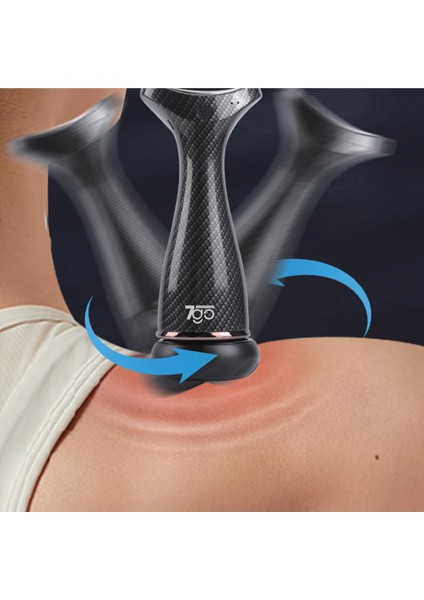 7gmg4 Sıcak Kompresli Masaj Tabancası | 4 Başlık, 4 Kademe, Sessiz & Derin Masaj, 1500MAH Şarjlı fırsatları