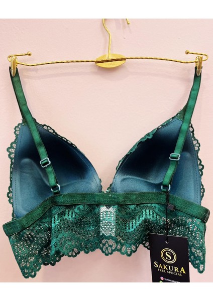 Yarım Dolgulu Önden Bağlamalı Dantelli Bralet Sütyen indirimleri