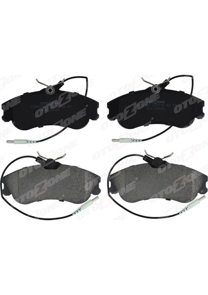 Ön Balata Partner-Berlıngo 07/96 > Xsara 04/97 > P306 05/93-05/01 Fişli