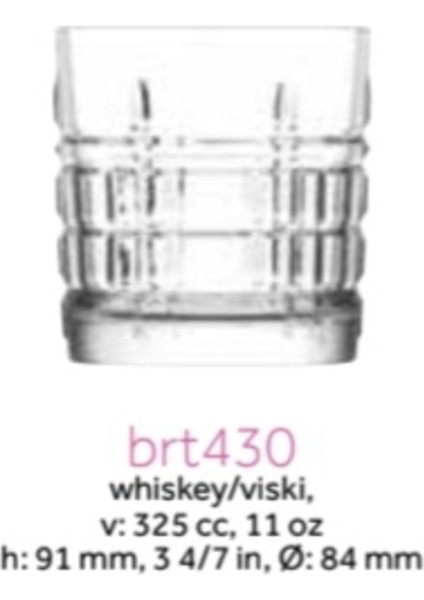 Brıt 6"lı Meşrubat---Viski Bardağı Üstün Kalite Şık Tasarım fiyatları