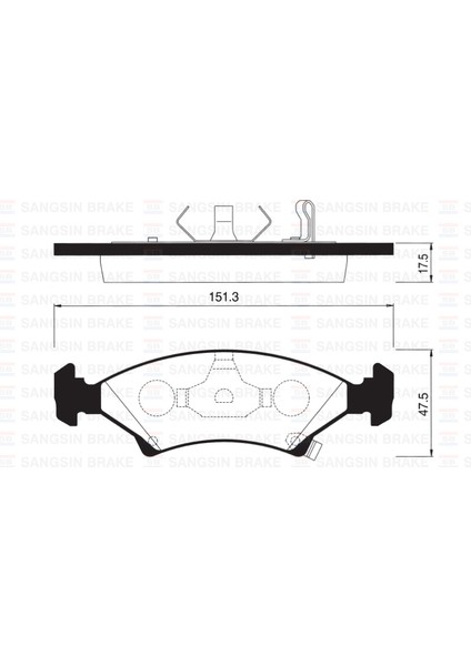 Ön Balata Sephıa 1.5ı 16V-1.8I 16V 96-98 GDB3224-GDB3096