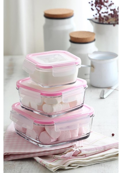 Fresco 3'lü Saklama Kabı Seti Lv-Frescos1 307WSERI