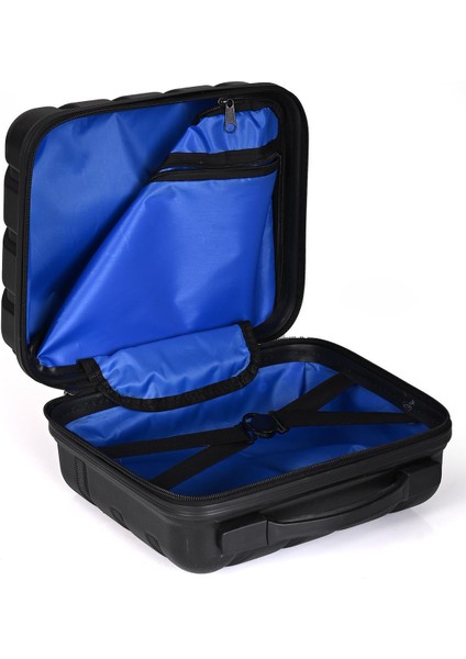 Şık Siyah Makyaj ve Hostes Çantası, Kullanışlı ve Hafif Tasarım fırsatları