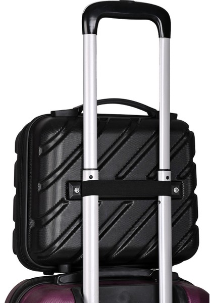 Şık Siyah Makyaj ve Hostes Çantası, Kullanışlı ve Hafif Tasarım indirimleri