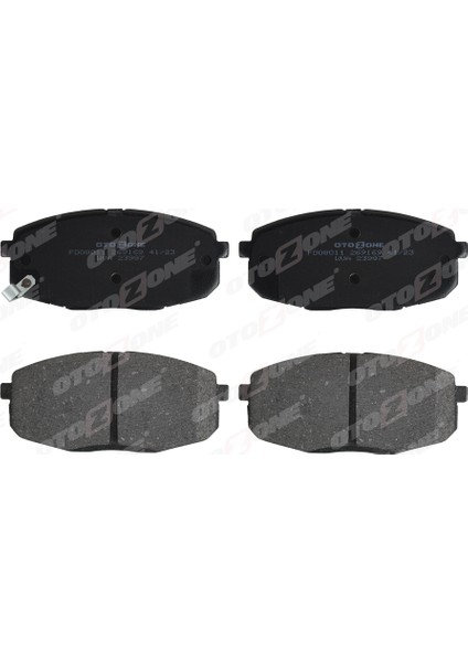 Ön Balata Hyundaı I30 1.4-1.6-2.0-1.6 Crdı-2.0 Crdı 10/07 > Kıa Ceed 06 > GDB3450