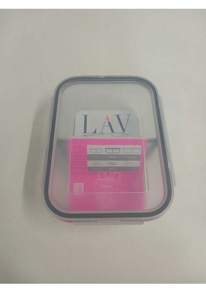 Feyzade Fresco Iki Bölümlü Kilitli Cam Saklama Kabı 1 Adet 1120CC Dikdörtgen (FRS-297) modelleri