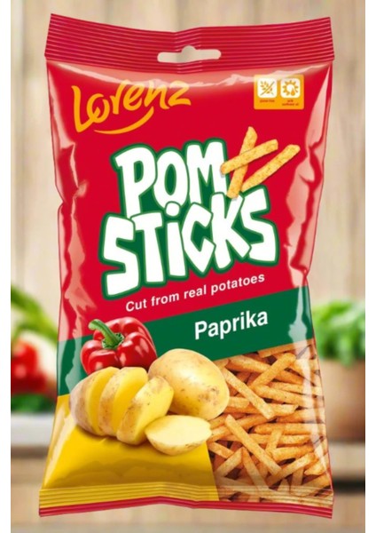 Paprika Çubuk Patates Cipsi 85 gr – Baharatlı Çıtır Keyfin Taze Hali