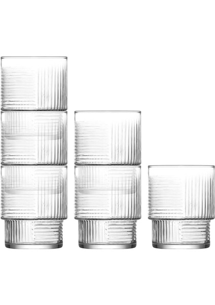 Helen Su Bardak - 18 Parça Su Meşrubat Bardağı Seti Takımı 3 Boy Yeni Seri modelleri