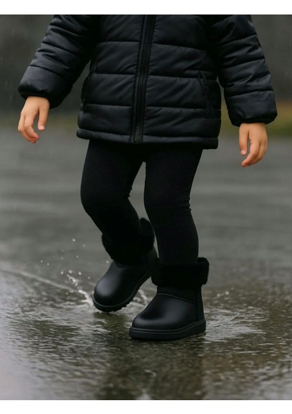 Kız Çocuk Yağmur Botu, Su Geçirmez Bot, Çocuk Hafif Tabanlı Bot, Yağmur Çizmesi