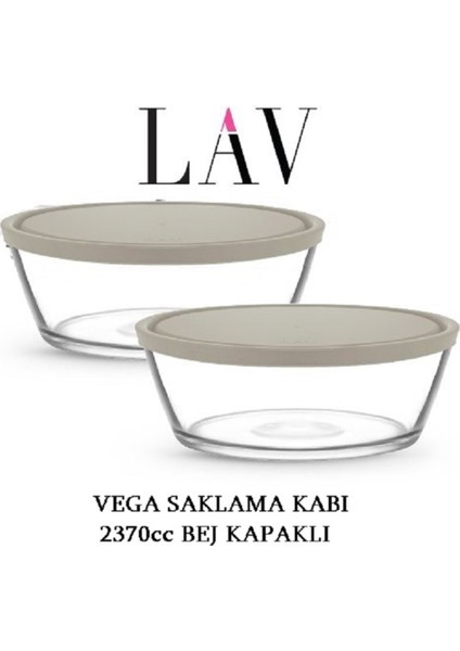 Feyzade Vega Saklama Kabı 2 Adet 2370CC