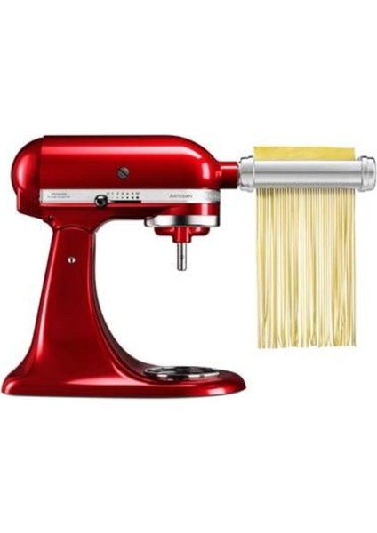 3 Parçalı Hamur Silindiri ve Makarna Yapma Aleti Seti, Beyaz, 5 Parça