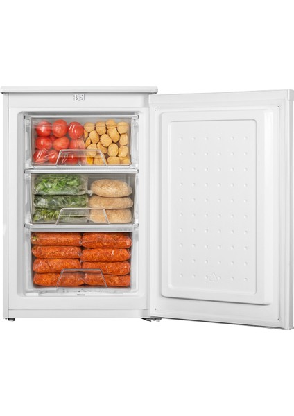 3 Çekmeceli Dikey Derin Dondurucu 88L HFR-100 modelleri