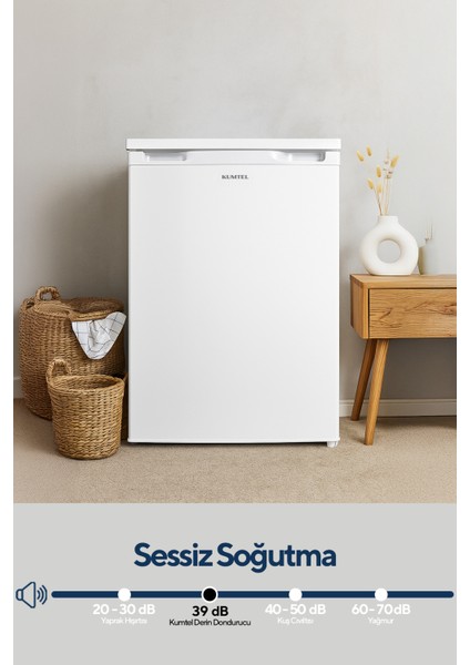 3 Çekmeceli Dikey Derin Dondurucu 88L HFR-100