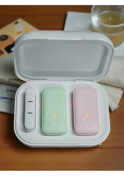 K16 Iphone ve Type-C Uyumlu Kablosuz Yaka Mikrofonu Göstergeli LED Şarj Kutulu Gürültü Azaltma indirimleri