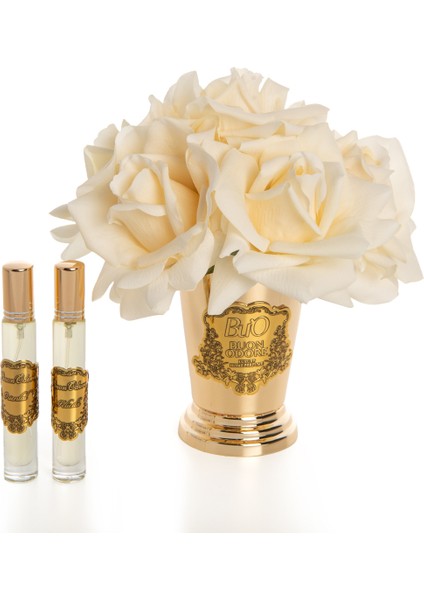 Yuvarlak Gold Krem 7 Gül fiyatları