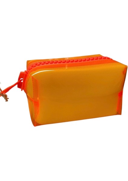 Şeffaf ve Kalın Fermuarlı Makyaj Çantası, Pratik ve Şık Tasarım fiyatları