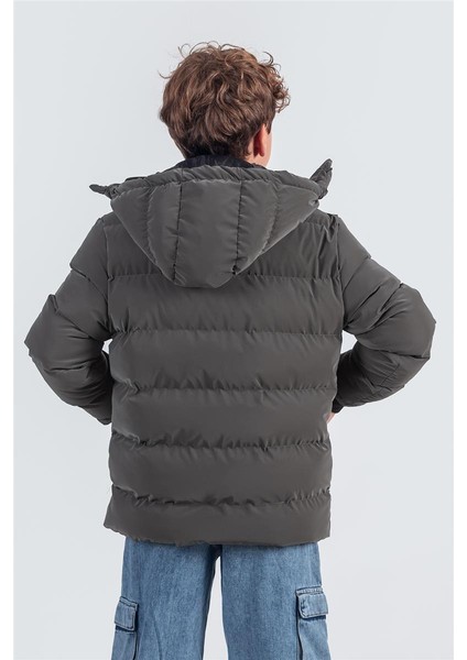 Nova Kumaş Kapüşonlu Erkek Çocuk Kışlık Mont KM2509 fırsatları