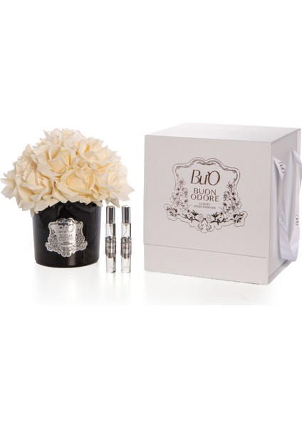 Siyah Cam Sılver Krem 14 Gül Ev Parfumu modelleri