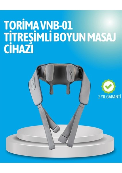 Vnb-01 Titreşimli Boyun Masaj Aleti Gri Renk