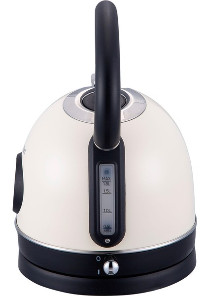 Bej Renkli Sıcak Su Demliği, Pratik ve Şık Tasarım