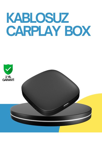 Kablosuz Carplay ve Android Auto Dönüştürücü Adaptör