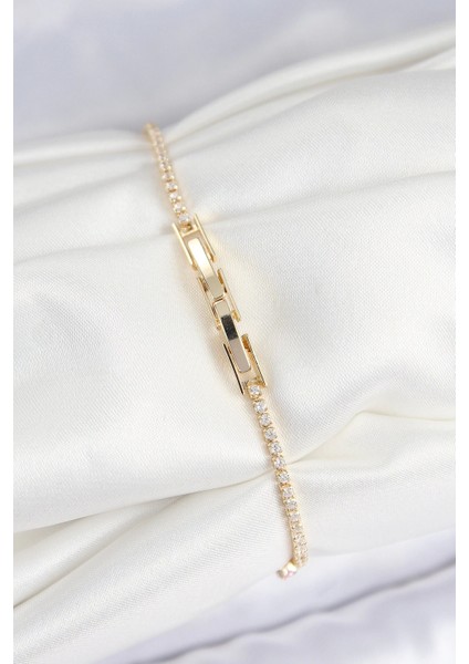 Bfs Pirinç Zirkon Taşlı Asorti Model Gold Renk Kadın Bilekilk fiyatları