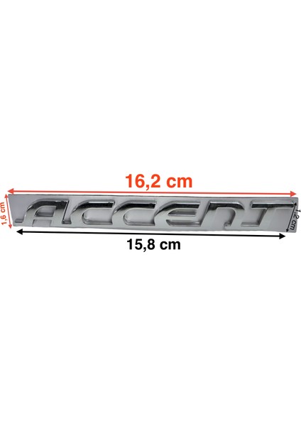 Hyundaı Yazı Accent 06-18 Arka (Accent Yazısı)