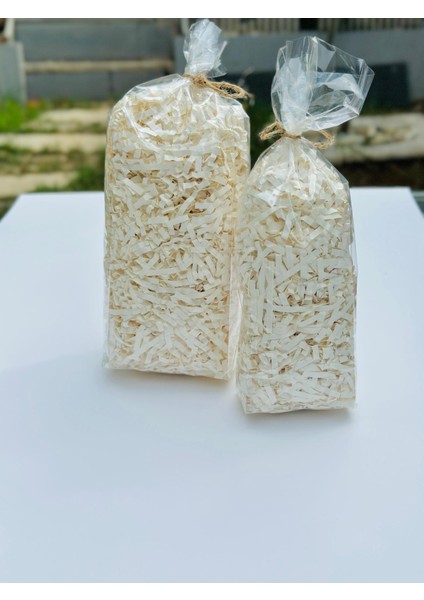 Krem 100 gr Kırpık Kağıt, Z Zigzag, Süs Hediye Kutu Dolgu Kağıt Kırpık Kutu Içi Süsleme