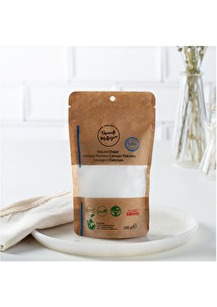 Doğal Toz Çamaşır Deterjanı 200 G Beyazlar ve Renkliler İçin Güvenli Temizlik fiyatları