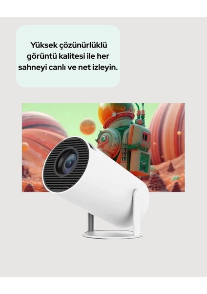 Kablosuz ve Kablolu Bağlantı Seçenekli Ev Tipi Projeksiyon fiyatları