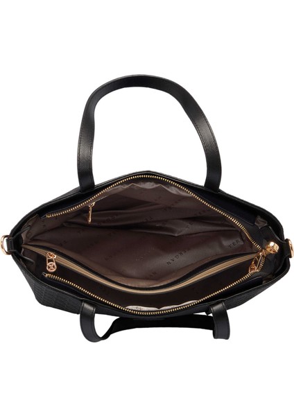 Siyah Print Kadın Omuz Çantası - S1WPR0000804-R0P fırsatları