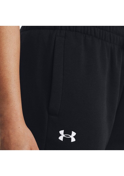 UA Rival Fleece Jogger 1379438-001 KADIN Siyah Eşofman Altı