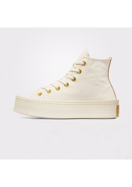 Chuck Taylor All Star Move Kadın Krem Günlük Platform Sneaker.286