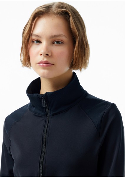 Meridian Kadın Siyah Koşu Ceketi.001