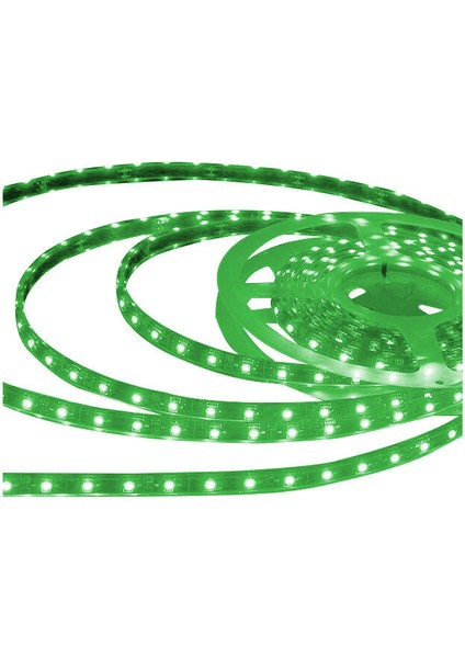 AS01-00305 Yeşil 12V Üç Çip 60 Ledli Silikonsuz Şerit Led5 m fiyatları