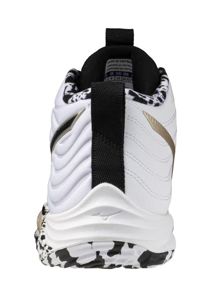 Wave Momentum Elite Mıd Unisex Voleybol Ayakkabısı Beyaz / Desenli indirimleri