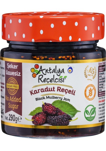 Karadut Reçeli 290G Şekeri Meyveden