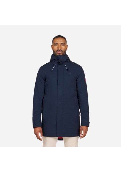 Tribord Erkek Sıcak Tutan Yelkenli Yağmurluğu - Lacivert - 500