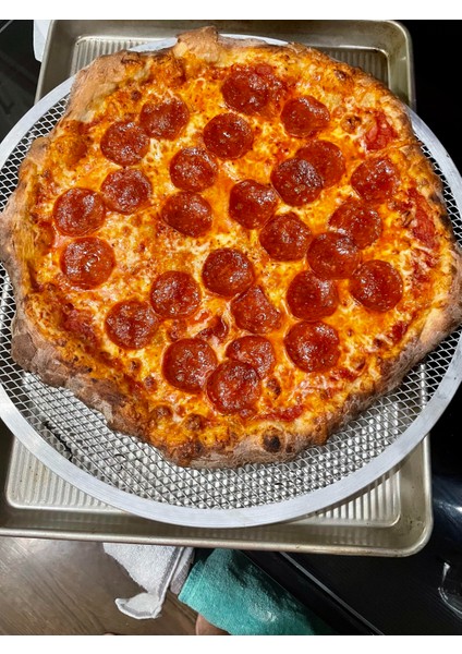 Yuvarlak Alüminyum Yapışmaz Pizza Teli 33 cm fiyatları