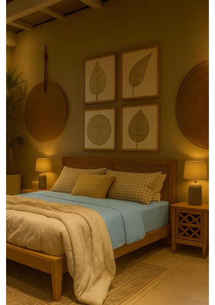 200 x 200 cm Battal Boy Düz Pamuklu Çift Kişilik Lastikli Fitted Penye Çarşaf