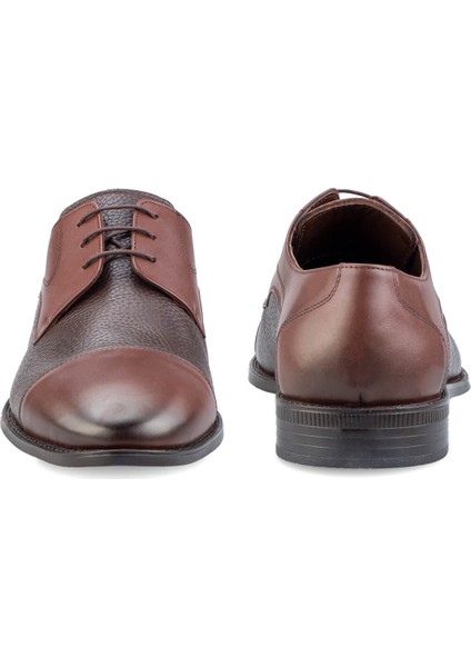 Kahverengi Klasik 100% Hakiki Deri Bağcıklı Ayakkabı fırsatları